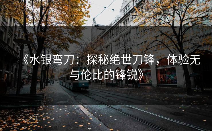 《水银弯刀：探秘绝世刀锋，体验无与伦比的锋锐》